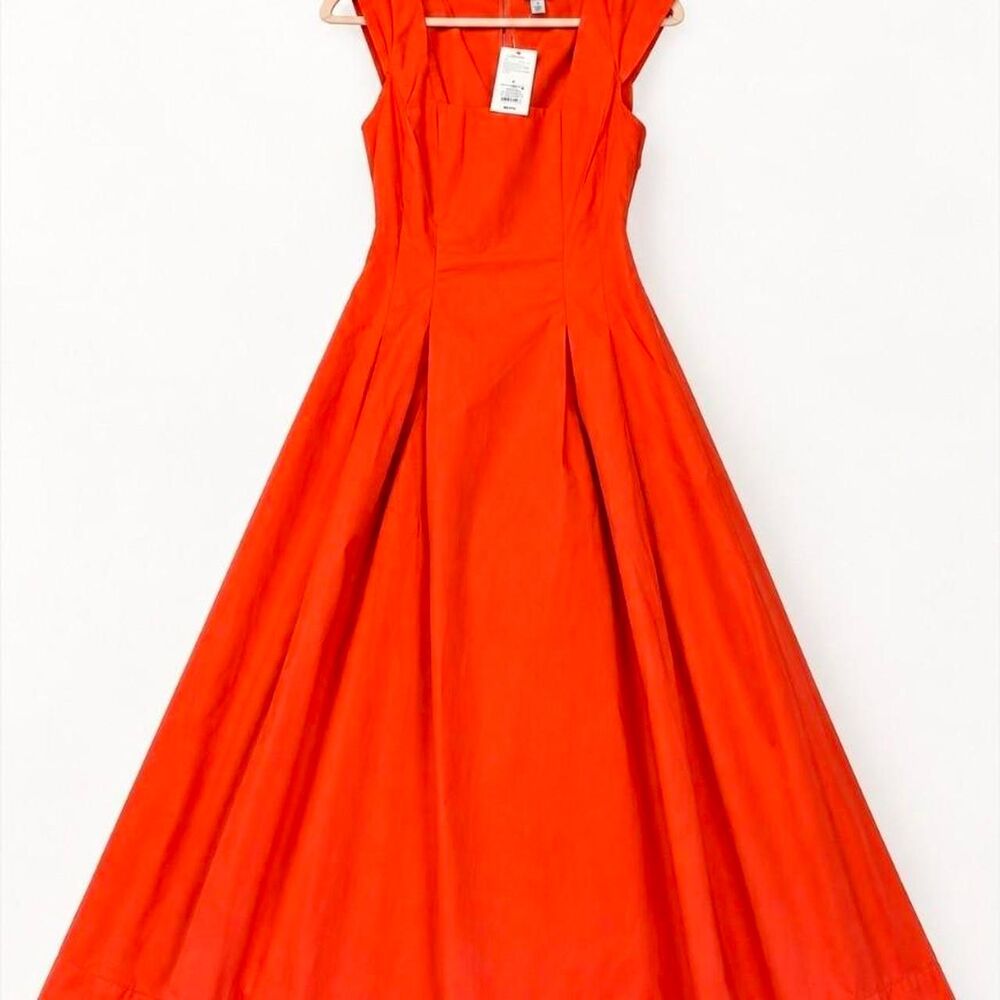 A-new-day Women's Coral Fit & Flare Dress